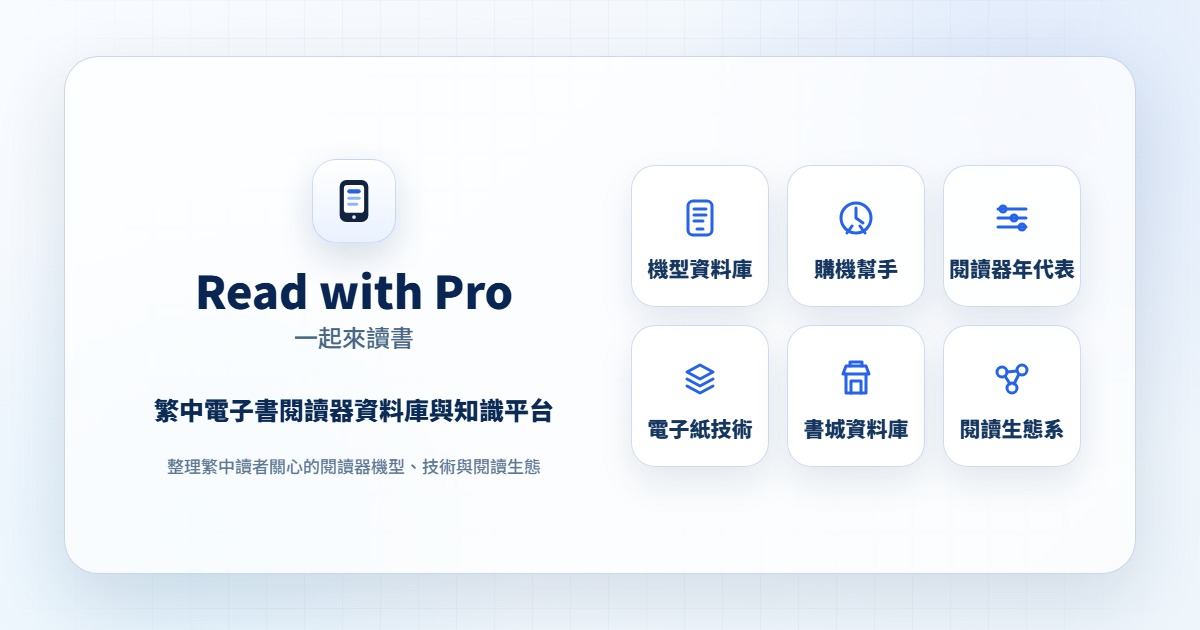 ReadWithPro / 规格站