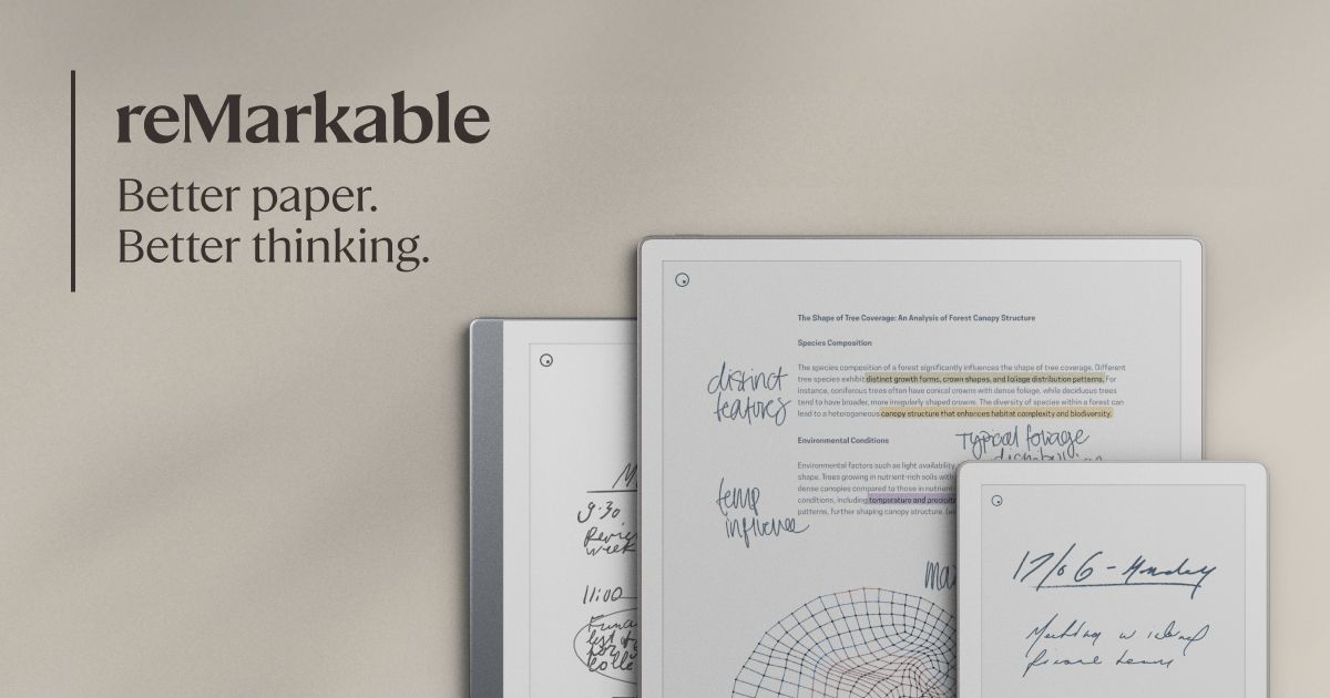 reMarkable Paper Pro 特性