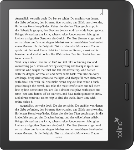 Good e-Reader vision 6